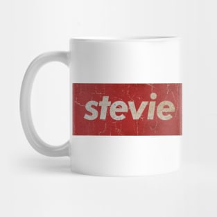 Stevie Wonder - RECTANGLE RED VINTAGE Mug
